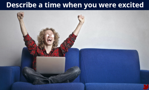 Describe a time when you were excited | Best Ielts institute in Mohali