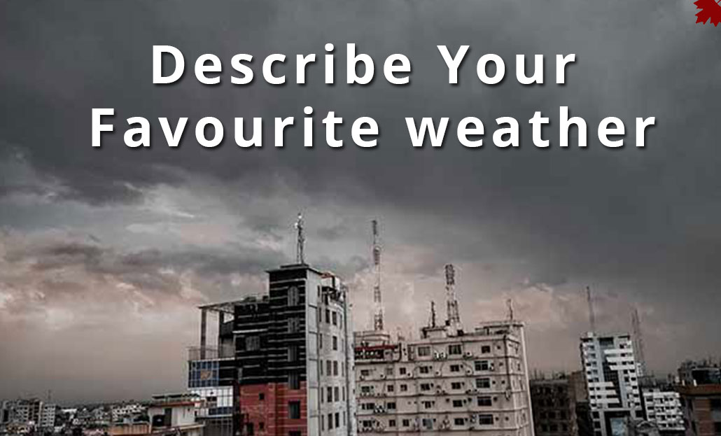 Describe Your Favourite weather