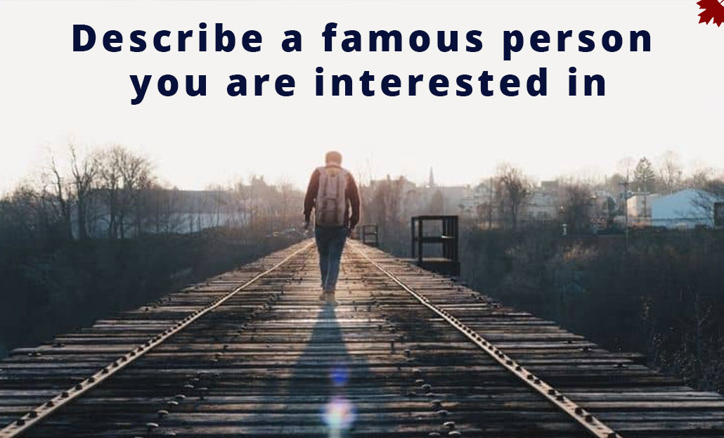 Describe a famous person you are interested in